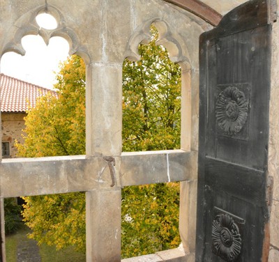 Ventanas góticas de la iglesia de Ezkio