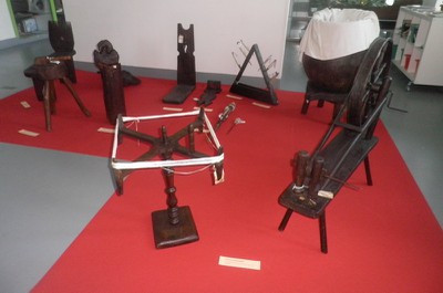 Exposición El proceso del lino en Igartubeiti