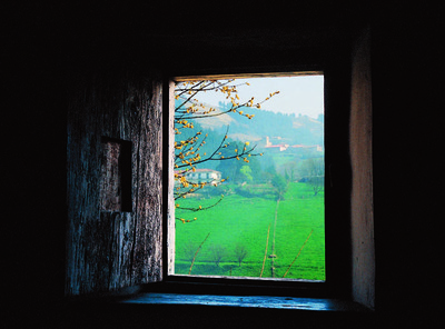 Ventanas del caserío Igartubeiti