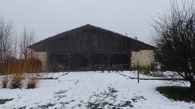Nieve en Igartubeiti enero 2021
