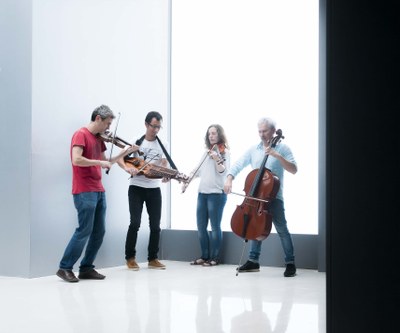 Concierto "Garden" de Alos Quartet en el lagar de Igartubeiti