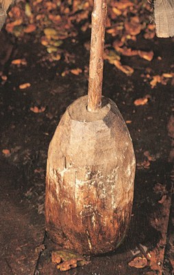 Pisón para trocear manzanas