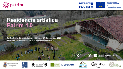 Residencia artística Patrim 4.0 en el Caserío Museo Igartubeiti